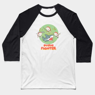 Sushi Fighter Baseball T-Shirt